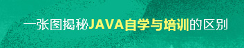 一張圖揭秘Java自學(xué)和培訓(xùn)的區(qū)別