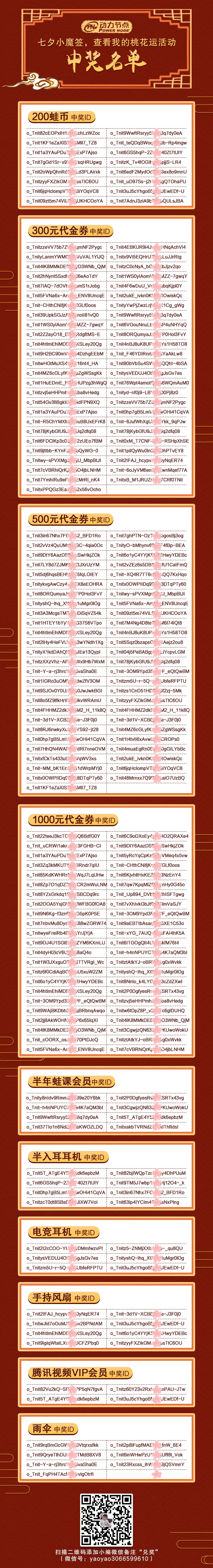 七夕活動開始兌獎啦，中獎的看過來