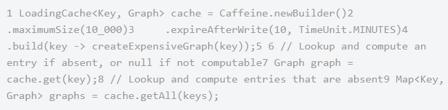 java緩存框架教程，Caffeine內(nèi)存緩存框架