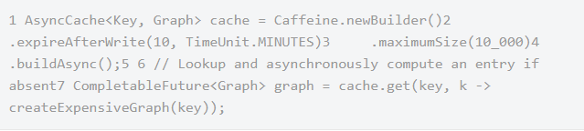 java緩存框架教程，Caffeine內(nèi)存緩存框架