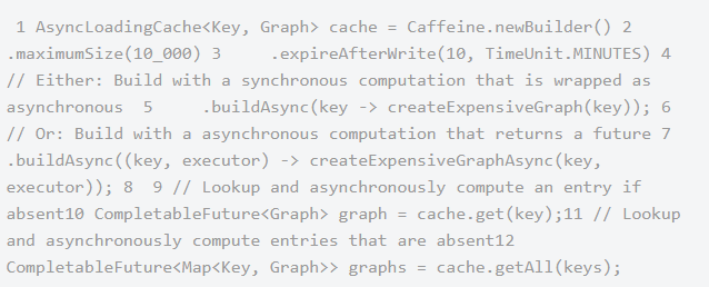 java緩存框架教程，Caffeine內(nèi)存緩存框架