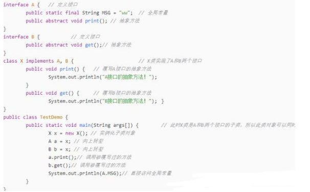 編程技術(shù)分享，Java接口定義學(xué)習(xí)