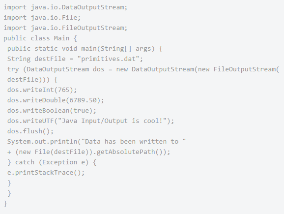 技術(shù)分享，Java輸出流文件