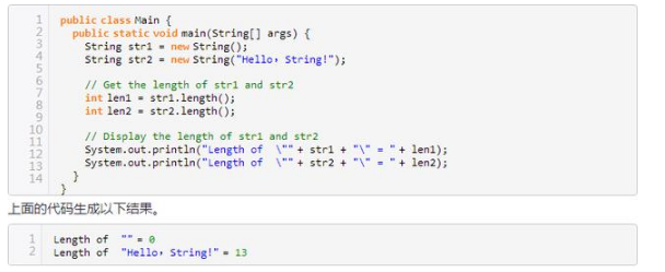 基礎(chǔ)知識(shí)整理，Java字符串創(chuàng)建和長(zhǎng)度